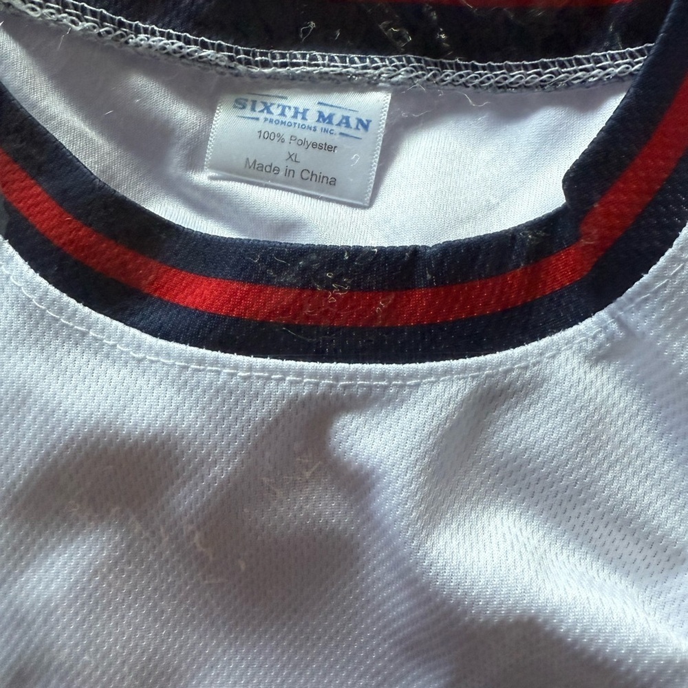 NWT LA ANGELS THROWBACK Long Sleeve XL SHIRT Jersey Red White July 25 Giveaway - Picture 8 of 9